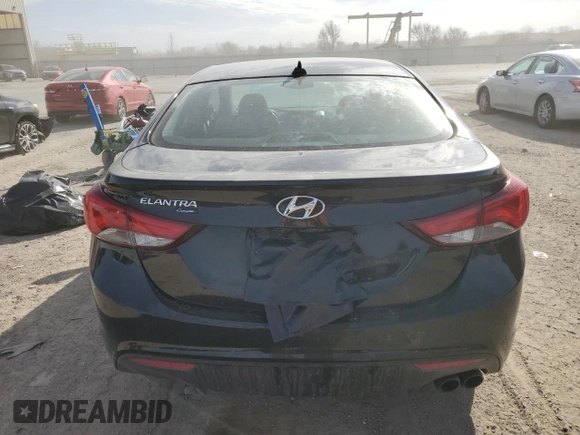 2014 Hyundai Elantra z VIN KMHDH6AH3EU026928, wystawiony jako Copart lot #49535485 z przebiegiem 94 282 mil mil oraz Tytuł czysty. Historia ofert i sprzedaży dostępna na DreamBid. Obrazek 6.