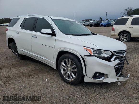 2020 Chevrolet Traverse High Country with VIN 1GNERNKW2LJ128319, listed as a Copart auction lot 79621524 with 83,590 mi miles and Salvage title. Bid and sale history available at DreamBid. Image 4.