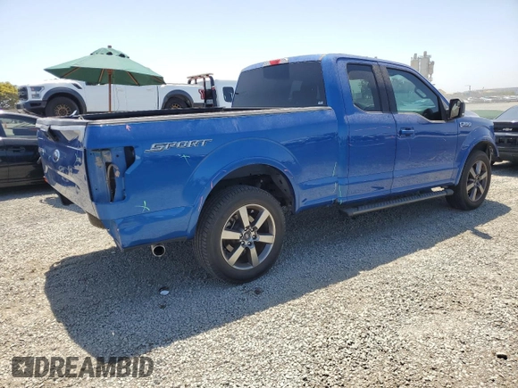 2017 Ford F-150 XL with VIN 1FTEX1CF2HKC74498, listed as a Copart auction lot 61177575 with 81,780 mi miles and Salvage title. Bid and sale history available at DreamBid. Image 3.