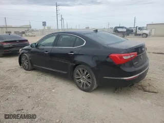 2014 Kia Cadenza Premium with VIN KNALN4D75E5120526, listed as a Copart auction lot 47042555 with 132,230 mi miles and Salvage Title. Bid and sale history available at carsss.com. Image 2.