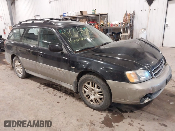 2002 Subaru Legacy Outback VDC with VIN 4S3BH896X27657535, listed as a IAAI auction lot 41733830 with 175,799 mi miles and . Bid and sale history available at DreamBid. Image 1.