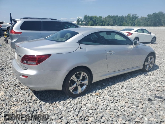 2010 Lexus IS 350 C with VIN JTHFE2C22A2504798, listed as a Copart auction lot 55393485 with 137,259 mi miles and Salvage Title. Bid and sale history available at DreamBid. Image 3.