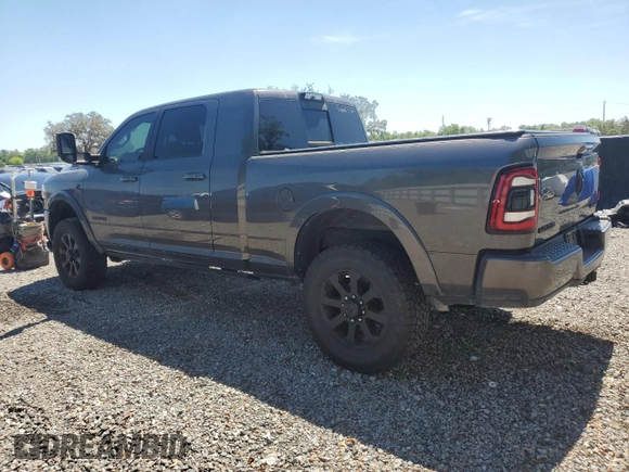 2020 Ram 2500 Laramie with VIN 3C6UR5NL5LG126255, listed as a Copart auction lot 50605855 with 0 mi miles and Non Repairable. Bid and sale history available at carsss.com. Image 2.