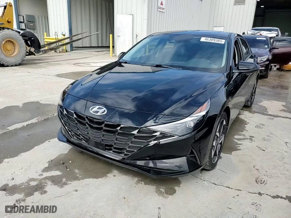 2023 Hyundai Elantra Limited with VIN KMHLP4AG1PU509248, listed as a Copart auction lot 46309385 with 63,165 mi miles and Salvage Title. Bid and sale history available at carsss.com. Image 13.