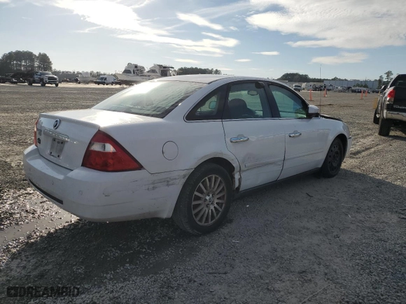 2005 Mercury Montego Premier with VIN 1MEFM42165G622952, listed as a Copart auction lot 43126815 with 201,903 mi miles and Salvage Title. Bid and sale history available at carsss.com. Image 3.