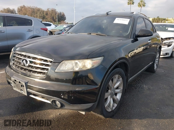 2007 Infiniti FX with VIN JNRAS08W97X208192, listed as a IAAI auction lot 41458052 with 169,577 mi miles and . Bid and sale history available at DreamBid. Image 17.