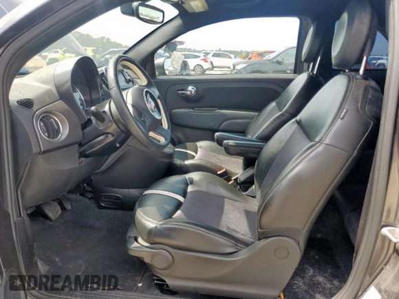 2017 FIAT 500e with VIN 3C3CFFGE2HT575834, listed as a Copart auction lot 59635625 with 41,405 mi miles and Clean title. Bid and sale history available at DreamBid. Image 7.