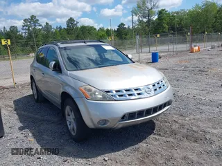 2004 Nissan Murano SL with VIN JN8AZ08T04W214583, listed as a IAAI auction lot 42142039 with 283,331 mi miles and . Bid and sale history available at carsss.com. Image 1.
