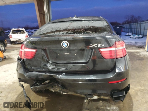 2013 BMW X6 xDrive50i with VIN 5UXFG8C52DL591320, listed as a Copart auction lot 85690334 with 0 mi miles and Salvage Title. Bid and sale history available at carsss.com. Image 6.