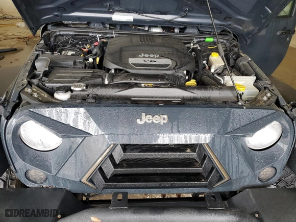 2017 Jeep Wrangler Unlimited Sport with VIN 1C4BJWDG7HL539287, listed as a Copart auction lot 52366995 with 70,782 mi miles and Salvage Title. Bid and sale history available at carsss.com. Image 12.