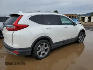 2019 Honda CR-V EX with VIN 5J6RW1H5XKA047555, listed as a Copart auction lot 42680614 with 51,115 mi miles and Salvage Title. Bid and sale history available at carsss.com. Image 3.