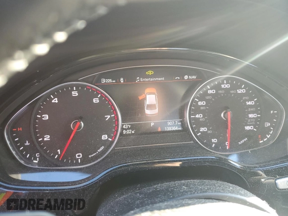 2016 Audi A8 L 4.0T Sport with VIN WAU43AFD2GN010239, listed as a Copart auction lot 84002294 with 139,364 mi miles and Salvage Title. Bid and sale history available at carsss.com. Image 9.