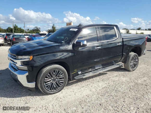 2019 Chevrolet Silverado 1500 LTZ with VIN 3GCPWEED3KG220186, listed as a Copart auction lot 76463334 with 62,659 mi miles and Non Repairable. Bid and sale history available at carsss.com. Image 1.