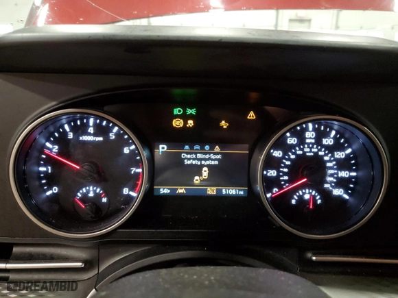 2022 Kia Carnival LXS with VIN KNDNB4H33N6168337, listed as a Copart auction lot 47724905 with 51,061 mi miles and Salvage Title. Bid and sale history available at carsss.com. Image 9.