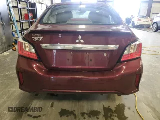 2022 Mitsubishi Mirage ES z VIN ML32FUFJ7NHF08897, wystawiony jako Copart lot #48678155 z przebiegiem 80 082 mil mil oraz Szkoda całkowita • Salvage title. Historia ofert i sprzedaży dostępna na DreamBid. Obrazek 6.