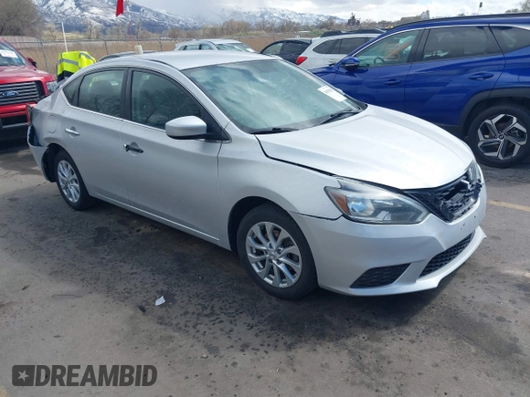 2018 Nissan Sentra SV with VIN 3N1AB7AP6JL657010, listed as a IAAI auction lot 41938113 with 115,547 mi miles. Bid and sale history available at carsss.com. Image 1.