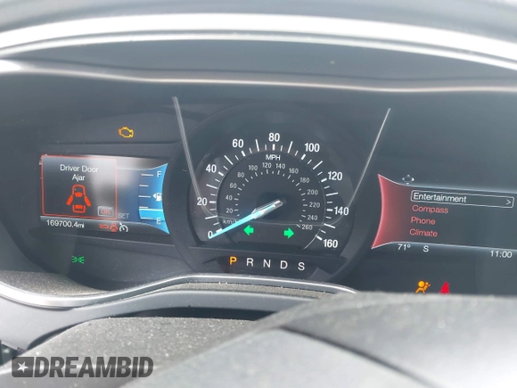 2016 Ford Fusion SE with VIN 1FA6P0H70G5108810, listed as a IAAI auction lot 42191871 with 169,700 mi miles and . Bid and sale history available at DreamBid. Image 7.