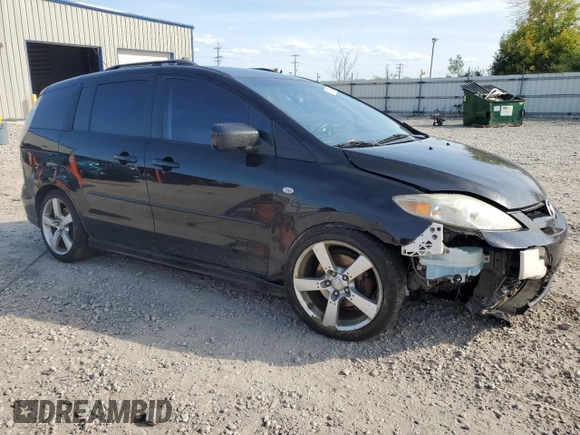 2007 Mazda 5 Sport with VIN JM1CR293370155146, listed as a Copart auction lot 71781894 with 188,471 mi miles and Non Repairable. Bid and sale history available at DreamBid. Image 4.
