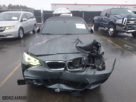 2015 BMW 2 Series M235i with VIN WBA1M1C50FV393092, listed as a IAAI auction lot 41507537 with 79,321 mi miles. Bid and sale history available at carsss.com. Image 12.