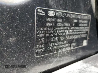 2024 Jaguar XF with VIN SAJB64FXXRCY94427, listed as a Copart auction lot 57876855 with 5,885 mi miles and Salvage title. Bid and sale history available at DreamBid. Image 12.