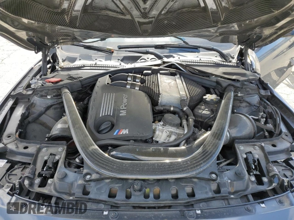 2015 BMW M4 with VIN WBS3R9C5XFF708690, listed as a Copart auction lot 54951254 with 42,105 mi miles and Salvage Title. Bid and sale history available at carsss.com. Image 12.