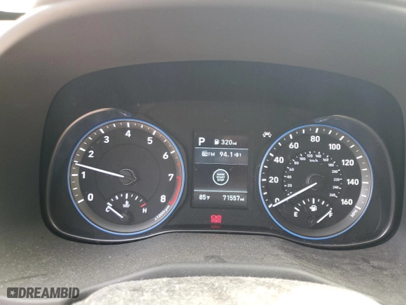 2021 Hyundai Kona SEL with VIN KM8K22AA1MU630349, listed as a Copart auction lot 73941114 with 71,557 mi miles and Salvage Title. Bid and sale history available at carsss.com. Image 9.