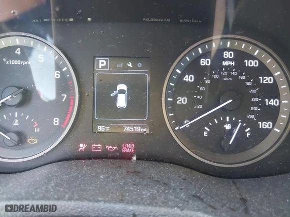 2016 Hyundai Tucson Limited with VIN KM8J33A26GU063454, listed as a IAAI auction lot 41975782 with 74,519 mi miles. Bid and sale history available at carsss.com. Image 16.
