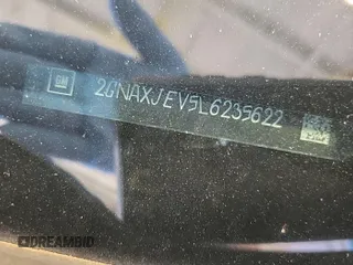 2020 Chevrolet Equinox LT with VIN 2GNAXJEV5L6235622, listed as a IAAI auction lot 42843936 with 65,504 mi miles and . Bid and sale history available at DreamBid. Image 12.