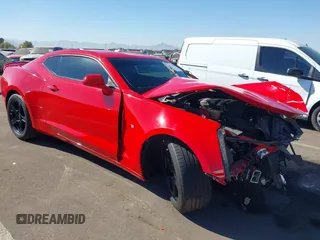 2016 Chevrolet Camaro 1LT with VIN 1G1FB1RX9G0176669, listed as a IAAI auction lot 41521842 with 43,109 mi miles. Bid and sale history available at carsss.com. Image 1.