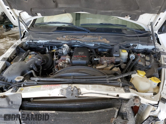 2008 Dodge 2500 SLT with VIN 3D7KS28A18G250839, listed as a Copart auction lot 46255255 with 107,405 mi miles and Salvage Title. Bid and sale history available at DreamBid. Image 11.