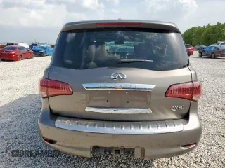 2016 Infiniti QX80 with VIN JN8AZ2NF3G9611394, listed as a Copart auction lot 63122345 with 165,281 mi miles and Salvage title. Bid and sale history available at DreamBid. Image 6.