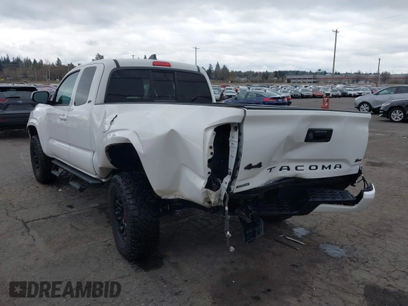 2022 Toyota Tacoma SR with VIN 3TYSX5EN1NT010664, listed as a IAAI auction lot 41642295 with 29,848 mi miles and . Bid and sale history available at DreamBid. Image 6.