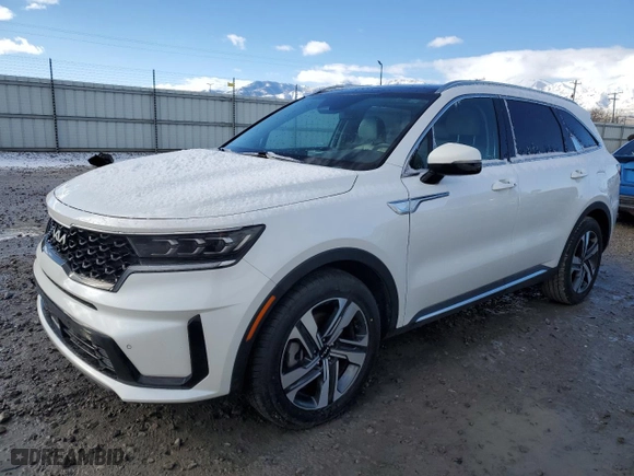 2022 Kia Sorento Plug-In Hybrid SX with VIN KNDRJDLH2N5072387, listed as a Copart auction lot 44792225 with NaN miles and Salvage Title. Bid and sale history available at carsss.com. Image 1.