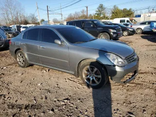 2006 Infiniti G35 z VIN JNKCV51F86M603745, wystawiony jako Copart lot #48288645 z przebiegiem 156 040 mil mil oraz Szkoda całkowita • Salvage title. Historia ofert i sprzedaży dostępna na DreamBid. Obrazek 4.
