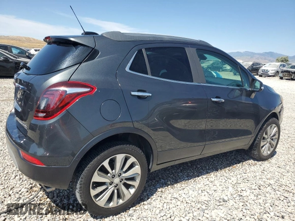 2017 Buick Encore Preferred with VIN KL4CJESB9HB075490, listed as a Copart auction lot 59425495 with 50,205 mi miles and Salvage title. Bid and sale history available at DreamBid. Image 3.