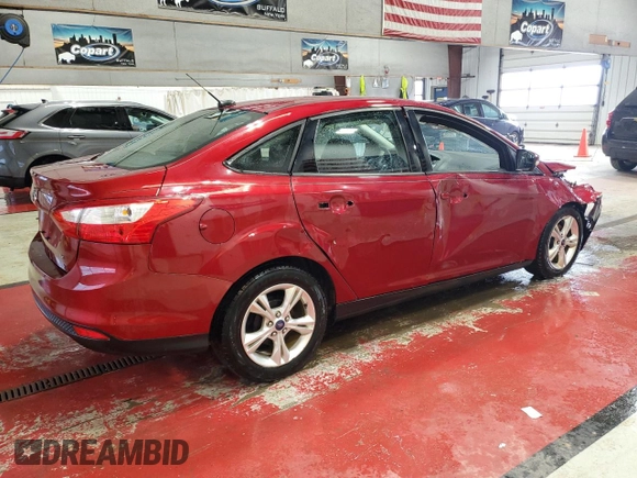 2013 Ford Focus SE with VIN 1FADP3F21DL242264, listed as a Copart auction lot 53235345 with 115,379 mi miles and Salvage Title. Bid and sale history available at carsss.com. Image 3.
