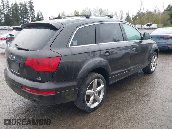 2007 Audi Q7 Premium Plus with VIN WA1EY74L37D063845, listed as a IAAI auction lot 41990769 with Not provided miles and . Bid and sale history available at DreamBid. Image 4.