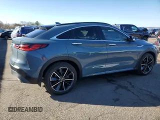 2023 Infiniti QX55 Essential with VIN 3PCAJ5KR2PF123868, listed as a Copart auction lot 49993035 with 10,009 mi miles and Salvage Title. Bid and sale history available at DreamBid. Image 3.