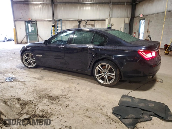 2014 BMW 7 Series 750i xDrive with VIN WBAYB6C55ED224739, listed as a Copart auction lot 84935364 with 173,805 mi miles and Salvage Title. Bid and sale history available at carsss.com. Image 2.