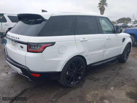 2020 Land Rover Range Rover Sport HSE with VIN SALWR2SU1LA742412, listed as a IAAI auction lot 41473365 with 41,726 mi miles. Bid and sale history available at carsss.com. Image 4.