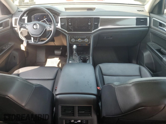 2019 Volkswagen Atlas SEL with VIN 1V2MR2CA0KC597934, listed as a Copart auction lot 59352205 with 50,659 mi miles and Salvage title. Bid and sale history available at DreamBid. Image 8.