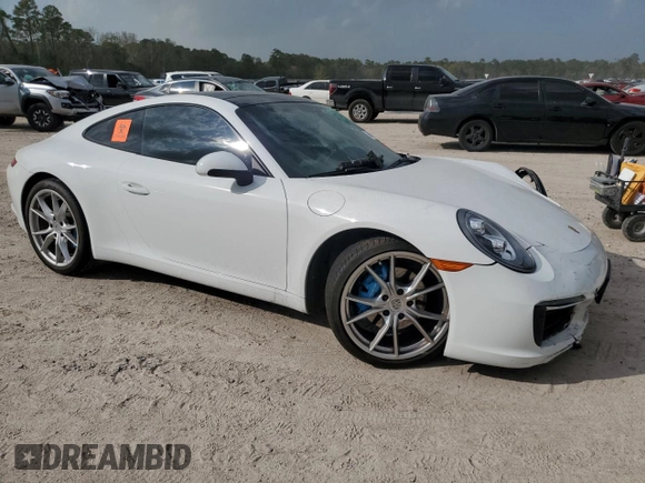 2019 Porsche 911 Carrera with VIN WP0AA2A9XKS103525, listed as a Copart auction lot 45664864 with Not Provided miles and . Bid and sale history available at DreamBid. Image 4.