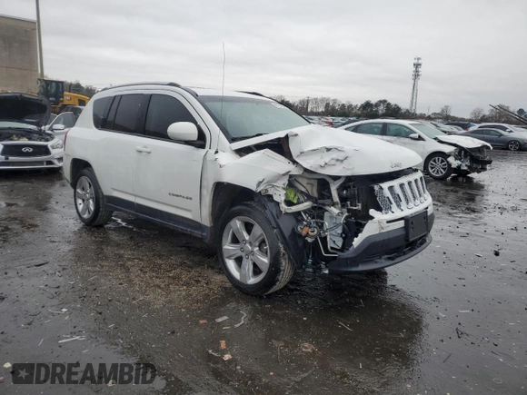 2015 Jeep Compass High Altitude Edition with VIN 1C4NJDEB2FD188994, listed as a Copart auction lot 83765504 with 124,134 mi miles and Salvage Title. Bid and sale history available at carsss.com. Image 4.