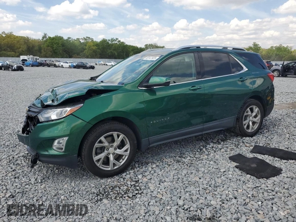 2018 Chevrolet Equinox LT with VIN 2GNAXTEX4J6286006, listed as a Copart auction lot 49147925 with 104,408 mi miles and Salvage Title. Bid and sale history available at carsss.com. Image 1.