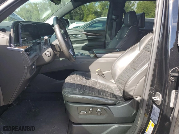 2022 Cadillac Escalade Sport Platinum with VIN 1GYS4GKT6NR125966, listed as a Copart auction lot 73709344 with 0 mi miles and Non Repairable. Bid and sale history available at carsss.com. Image 7.