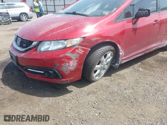 2013 Honda Civic Si with VIN 2HGFB6E58DH701335, listed as a IAAI auction lot 42497447 with 164,724 mi miles and . Bid and sale history available at DreamBid. Image 6.