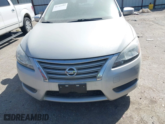2015 Nissan Sentra SL with VIN 3N1AB7AP9FY376412, listed as a IAAI auction lot 41743212 with 11,298 mi miles and . Bid and sale history available at DreamBid. Image 6.