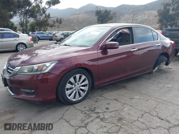 2013 Honda Accord EX-L with VIN 1HGCR2F8XDA168189, listed as a IAAI auction lot 42188246 with 235,286 mi miles and . Bid and sale history available at DreamBid. Image 2.