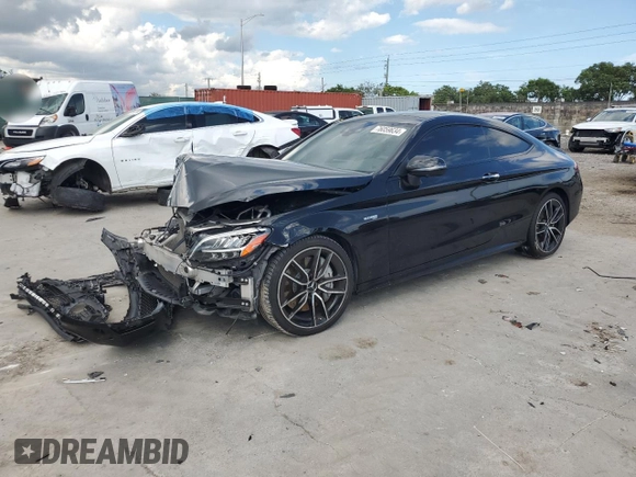 2020 Mercedes-Benz C 43 AMG z VIN WDDWJ6EB1LF950170, wystawiony jako Copart lot #76059634 z przebiegiem 52 925 mil mil oraz Szkoda całkowita • Salvage title. Historia ofert i sprzedaży dostępna na DreamBid. Obrazek 1.