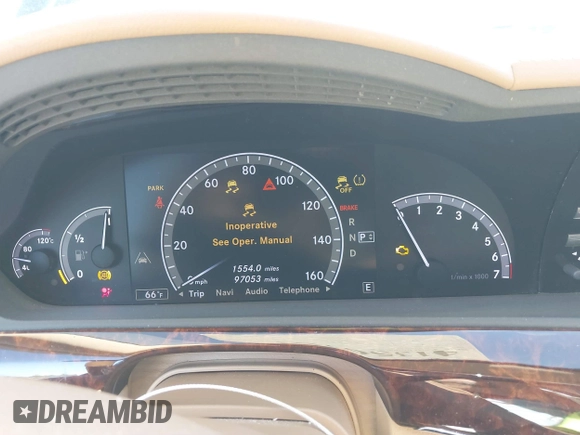 2013 Mercedes-Benz S 550 with VIN WDDNG7DB9DA518474, listed as a IAAI auction lot 41356701 with 97,053 mi miles and . Bid and sale history available at DreamBid. Image 7.